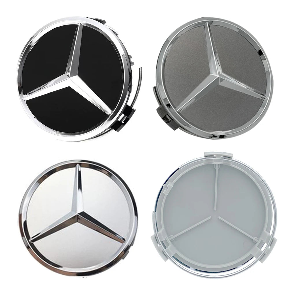 Mercedes-Benz Nabendeckel (4er-Pack - 75mm)