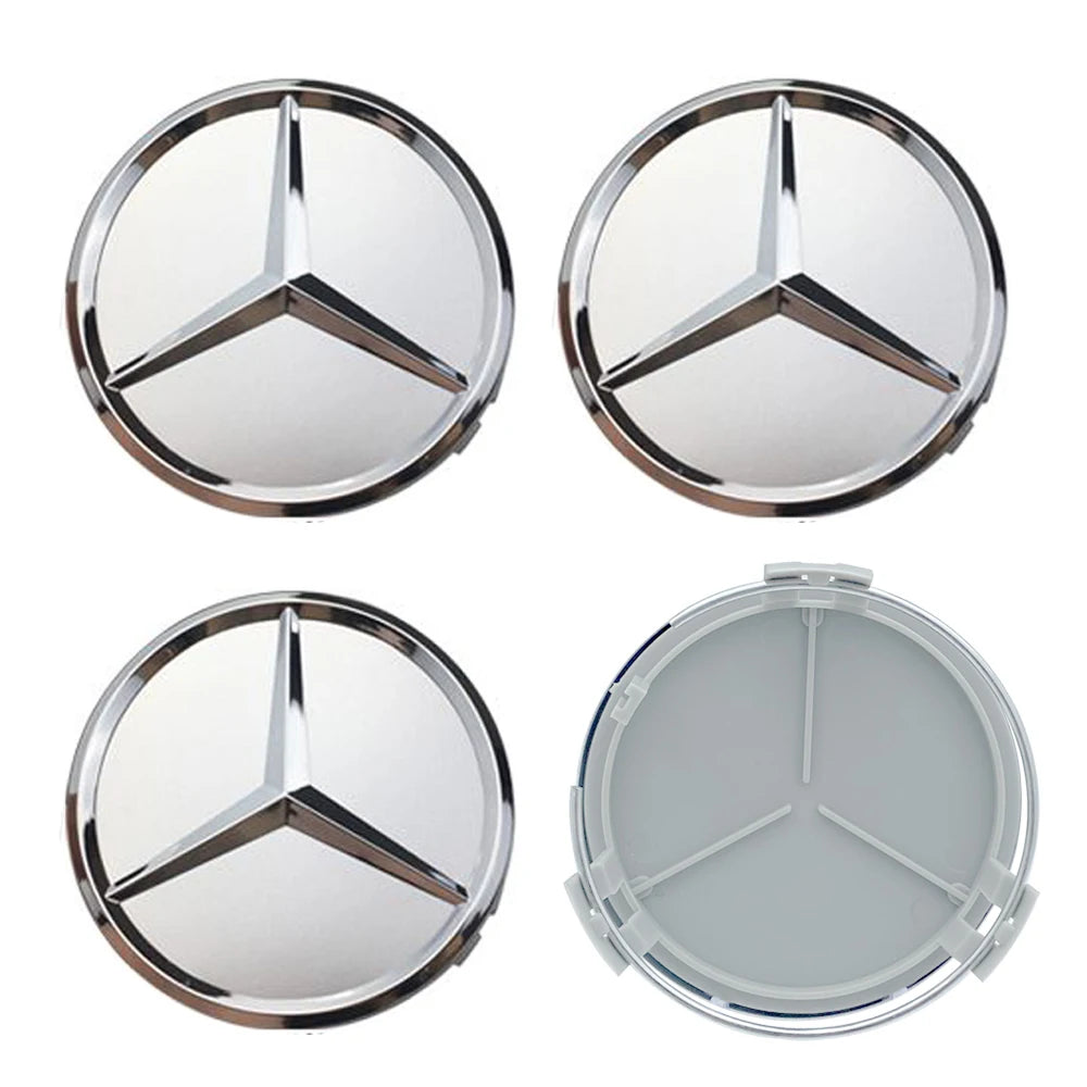 Mercedes-Benz Nabendeckel (4er-Pack - 75mm)