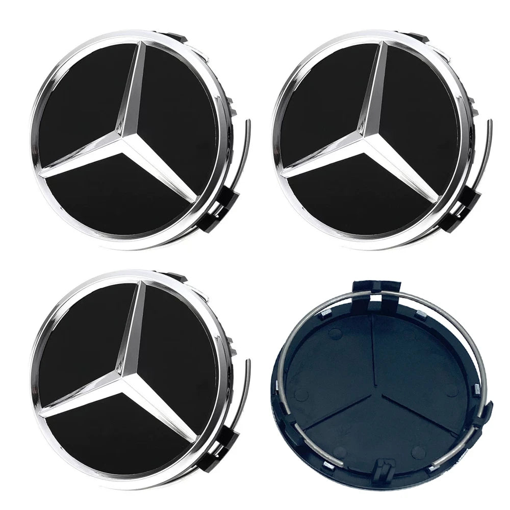Mercedes-Benz Nabendeckel (4er-Pack - 75mm)