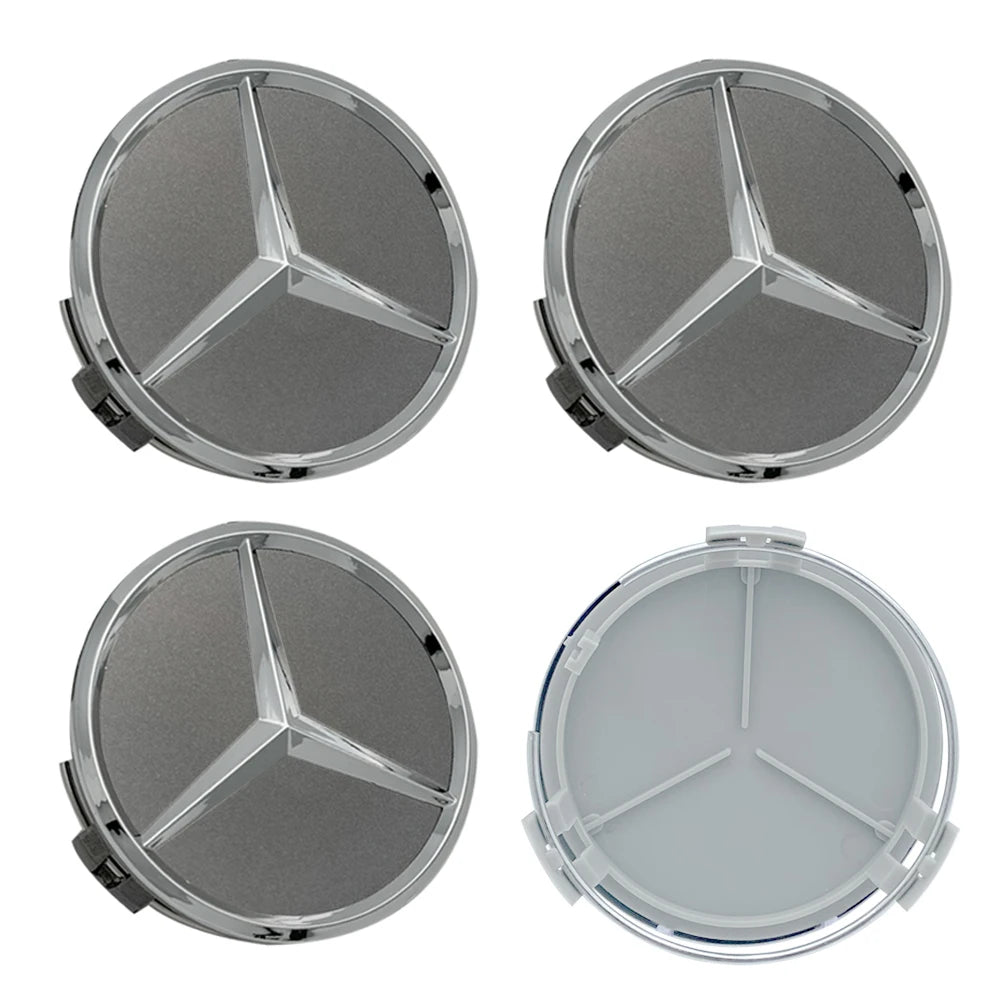 Mercedes-Benz Nabendeckel (4er-Pack - 75mm)