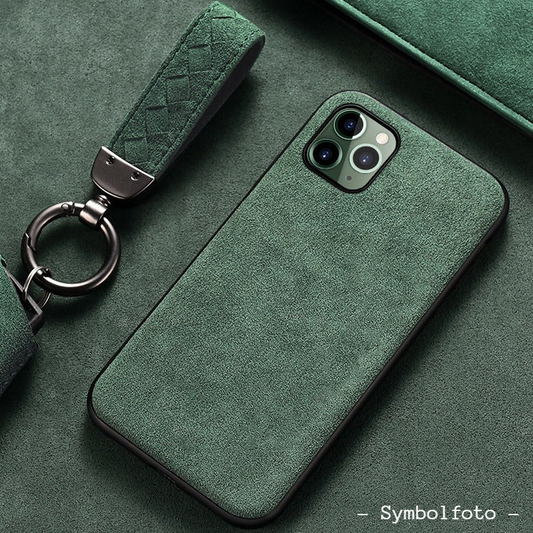 Samsung Galaxy S22 Green Alcantara Case 4 Cars