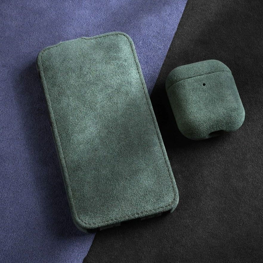 Real Alcantara AirPods Case