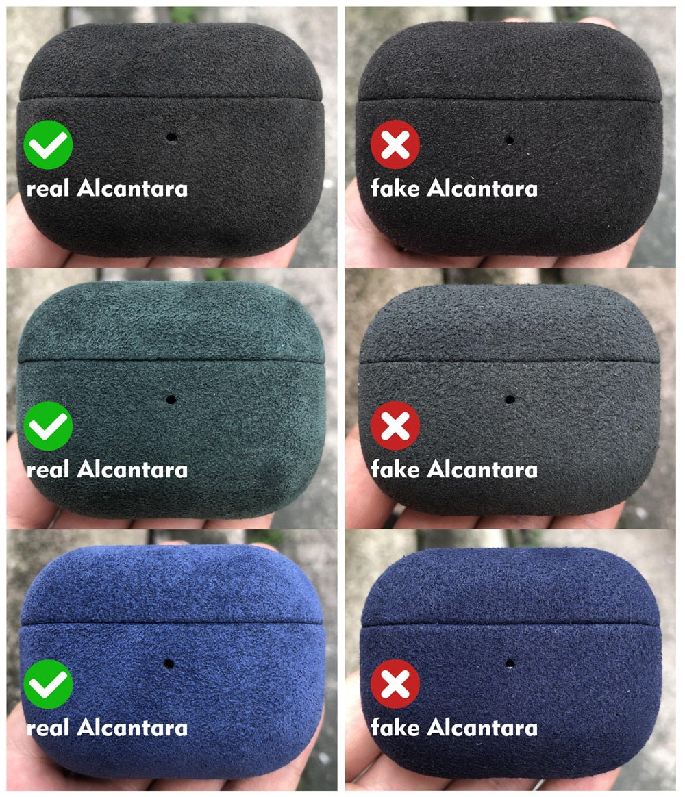 Real Alcantara AirPods Case