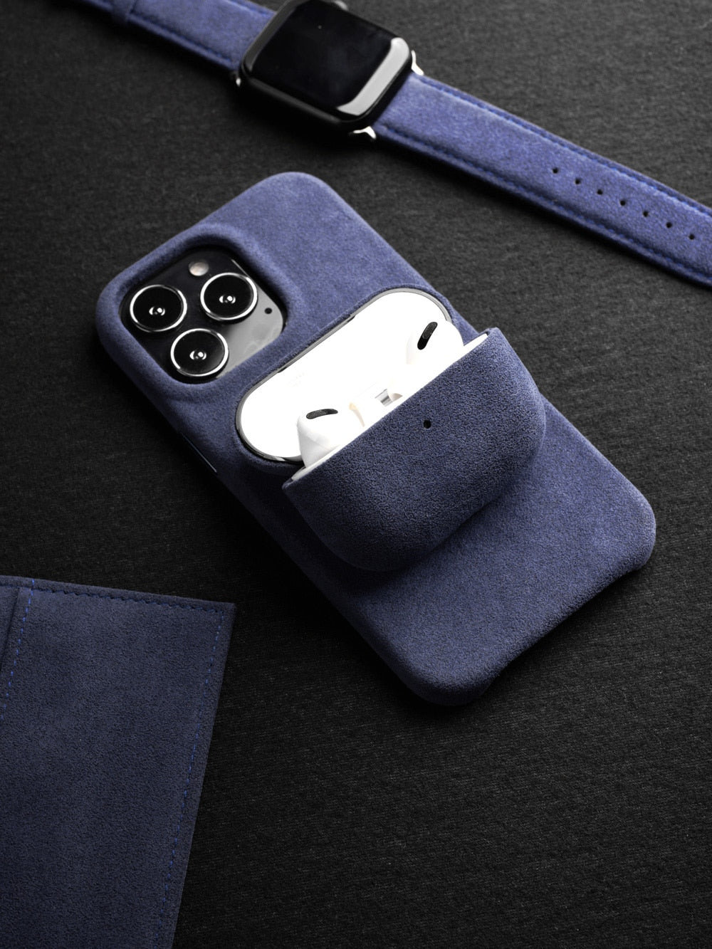 Real Alcantara AirPods Case